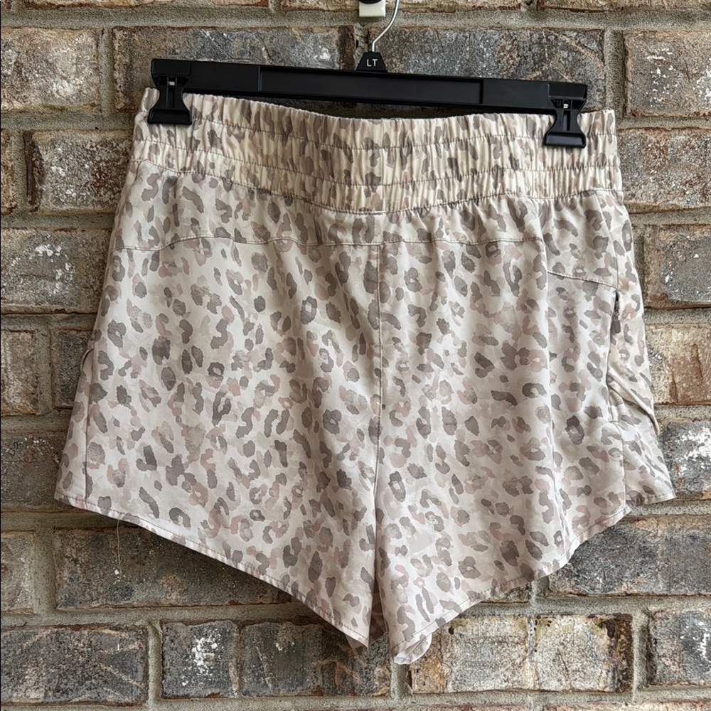 Avia Women's Athletic Shorts - Leopard Print - Picture 3 of 5